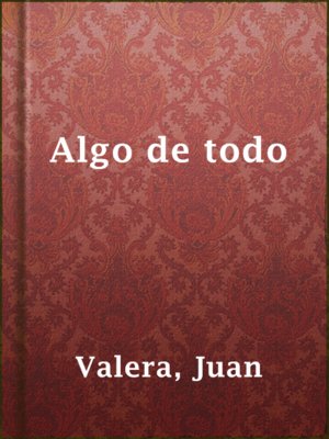 cover image of Algo de todo
